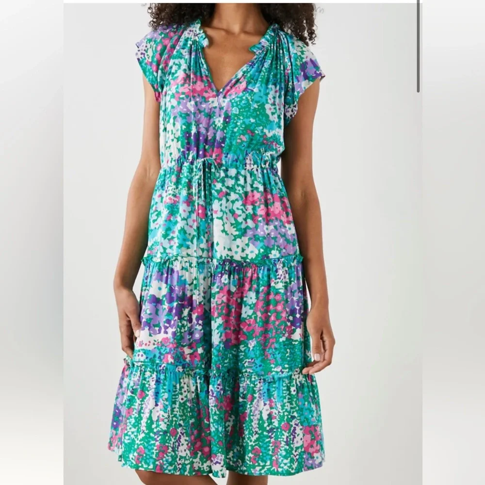 Rails Juni Gardenia Floral Print Dress Size XL New - Picture 1 of 8